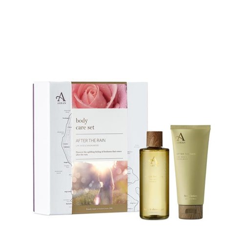 Arran After the Rain Body Care Set - Lime, Rose and Sandalwood Aft - Customer Favourite